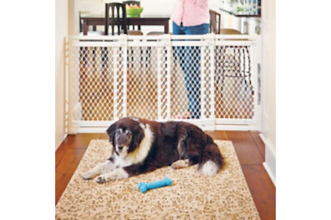 Extra Wide Pet Gate: Smoothly Opens in Extra Wide Spaces. Fits 22" - 62" Wide. H