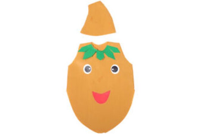 Kids Fruits Vegetables Costume Kit Potato Performance Costumes Clothes and Hat