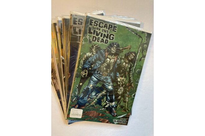 ESCAPE OF THE LIVING DEAD comic (2006+) LOT of 10: #1-5, Airborne #1-5 + 2 more!