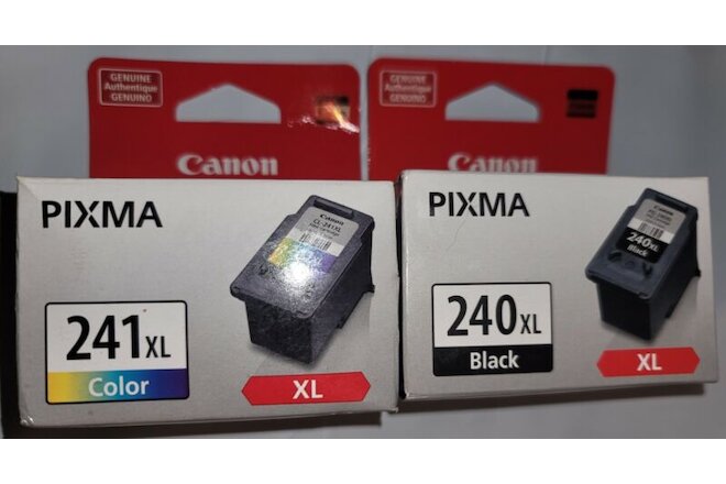 NEW Genuine Canon 240XL & 241XL Ink Cartridge's For MG3520 3620 5120 printer