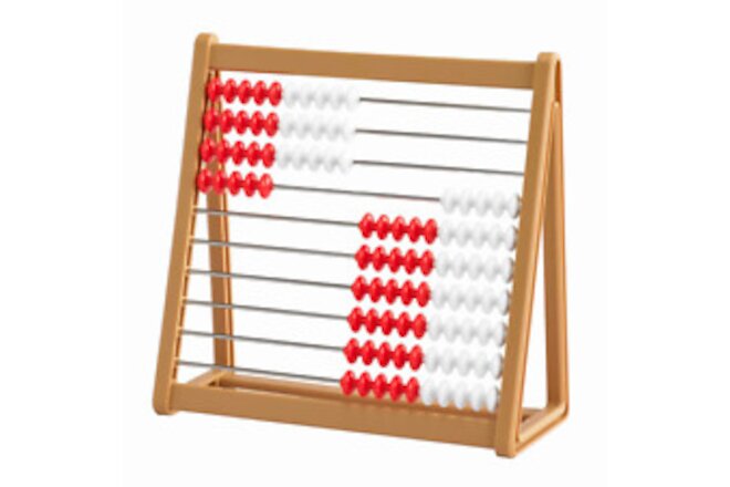 Edxeducation Abacus - In Home Learning Manipulative for Early Math - 10 Row -