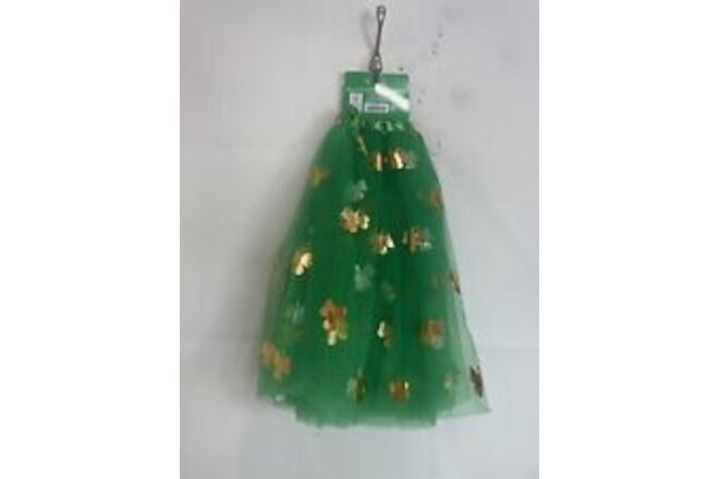 Luck To You Adult Green Bubble Skirt Tulle Gold Shamrock Ballet Tutu