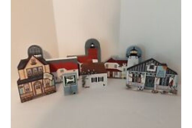 NEW VTG Cat's Meow Cape Cod Lighthouses House Brandywine Red River Beach & more!