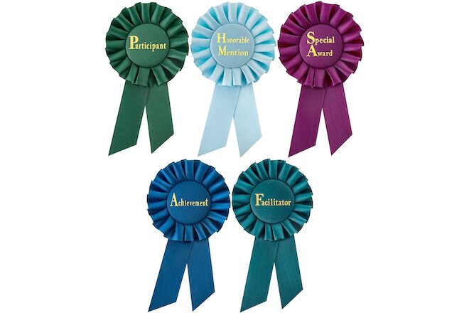 Rosette Award Ribbons Participant Honorable Mention Special Award Achievement ..