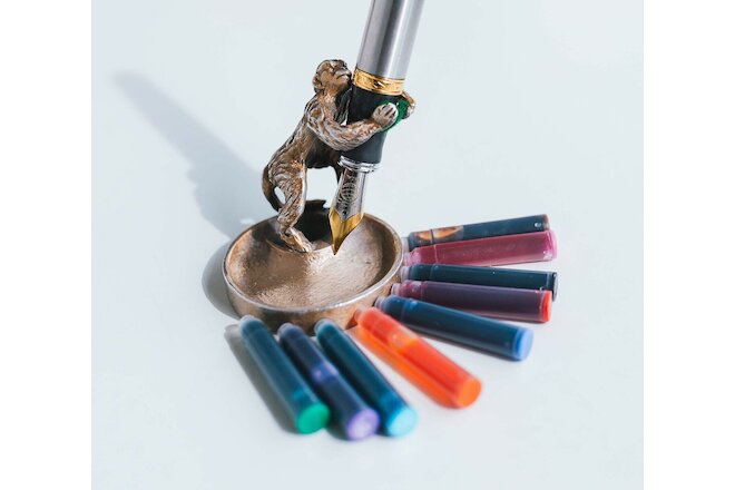 100 Fountain Pen Ink Cartridges, Standard International Size, ( avl in 9 colors