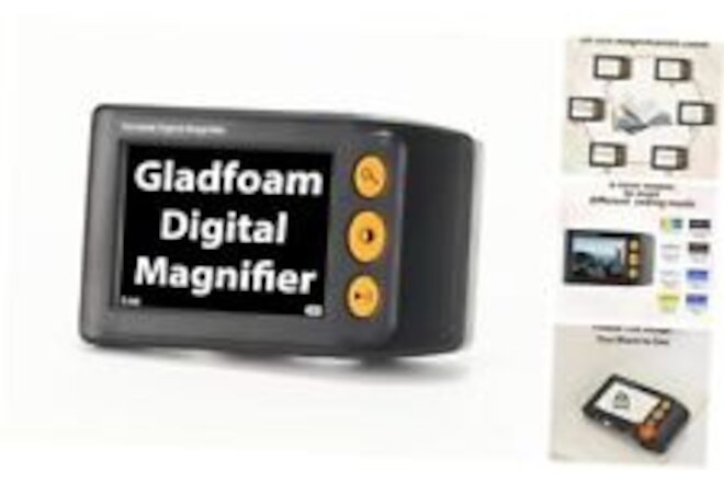 Digital Video Magnifier for Low Vision Portable Electronic Magnifier Reading