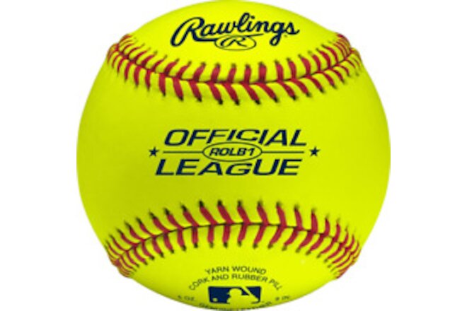 Rawlings | Official League Practice Baseballs | Optic Yellow | Multiple Count