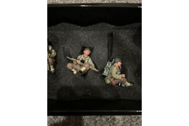 King & Country DD044 US Infantry Tank Riders Infantrymen Set of 4 Figures Ret.