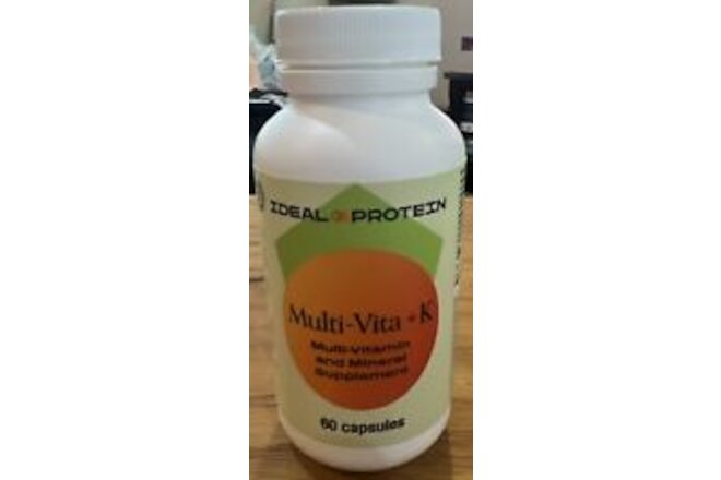 Ideal Protein Natura Multi-Vita +K2 Vitamins - 1 Bottle/60 Capsules EXP  06/2024