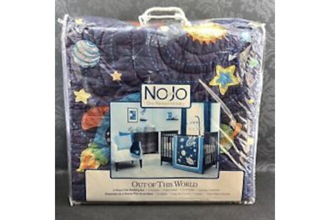 NoJo Out Of This World Space Stars Nursery Crib Boy Bedding New In Bag