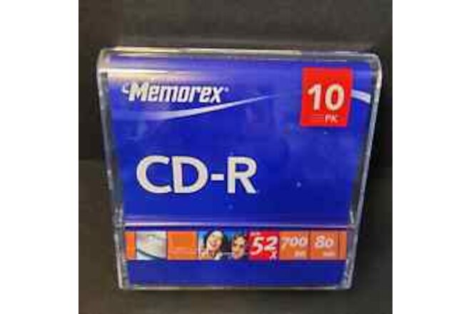 Memorex CD-R 700MB 52X 80min 9-Pack Open Box CDs Unused With Sleeves