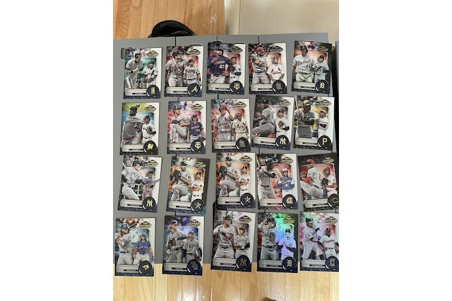 2022 Topps Gold Label Class 2 lot of 26 cards; RC's, Vets, Stars, HOF's