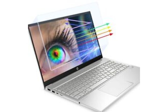 [2-pack] of 17.3-inch laptop anti-blue light anti-glare screen protector, eye...