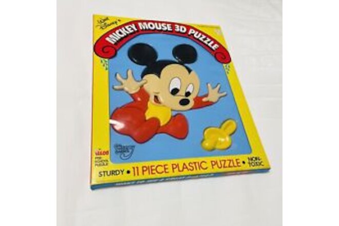 Baby Mickey Mouse 3D Puzzle 11 Pieces Preschool Walt Disney Colorful Educational