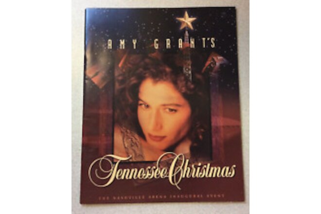 Amy Grant Tennessee Christmas Nashville Arena Inaugural Event Program VINT. NEW