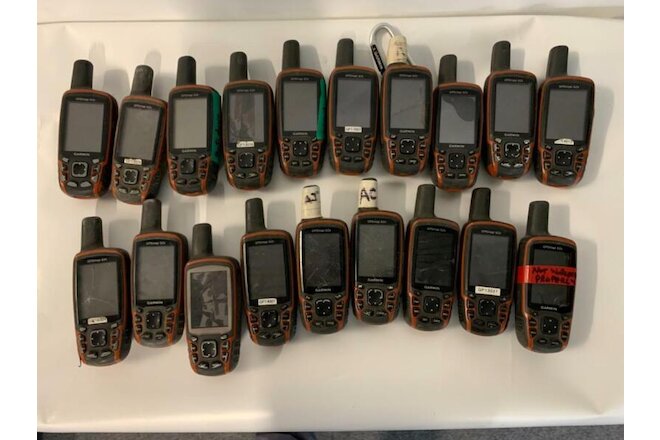 LOT OF 19 X GARMIN GPSMAP 62S / FOR PARTS ONLY / SOLD AS IS