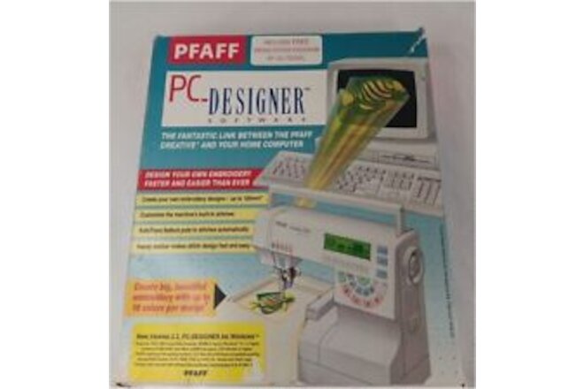 New Pfaff 7560 7570 PC Designer Software for WINDOWS 2.2 V Complete HTF