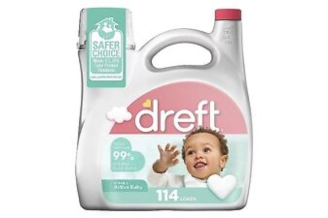 Stage 2: Active Baby Liquid Laundry Detergent 114 Loads 150 fl oz