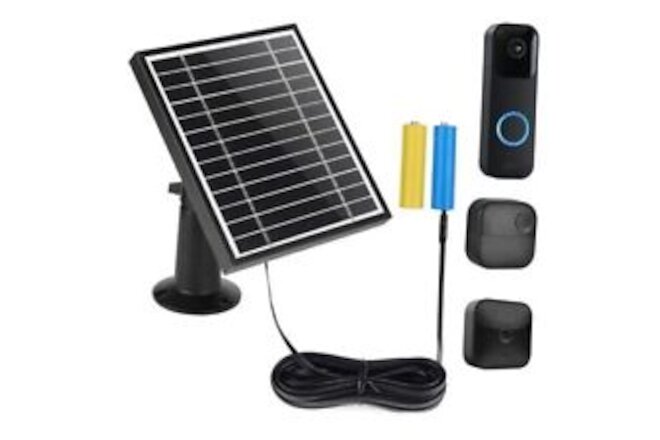 Solar Panel Charger Compatible with Blink Video Doorbell/Blink Outdoor 4(4th)