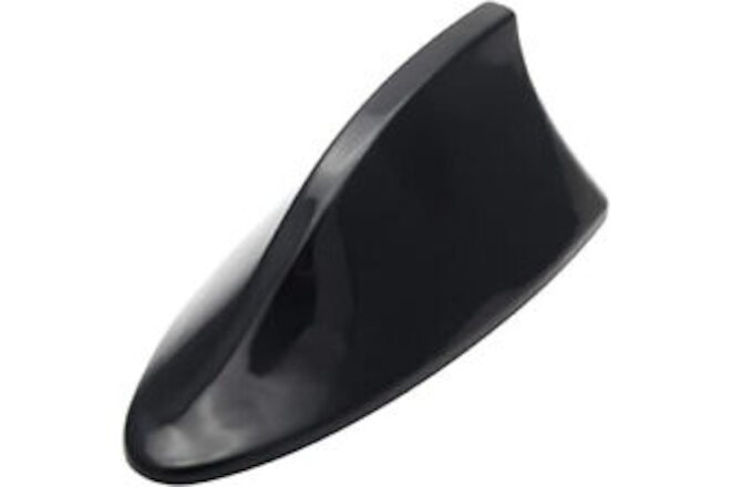 Black Car Shark Fin Shape Air Cover with Waterproof Adhesive Base for AM/FM Car