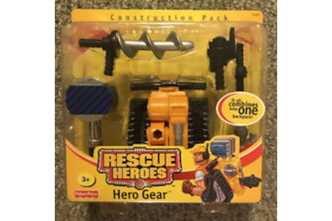 Fisher Price Rescue Heroes “Construction Pack”New In Package