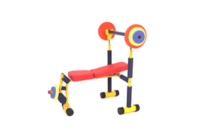 Fun and Fitness Exercise Equipment for Kids - Weight Bench Set,Incline