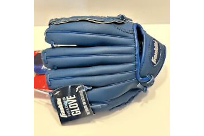 Franklin Tee ball Fielding Glove Blue 9” Ready To Play No Break In 22733 New