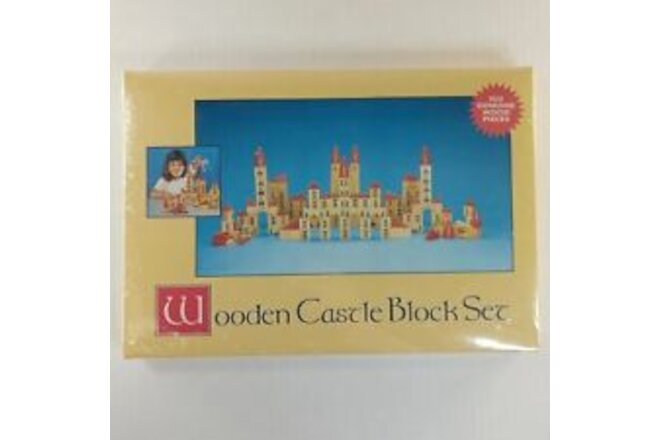 Vintage Chadwick 102 Piece Wooden Castle Block Set Never Opened! NOS