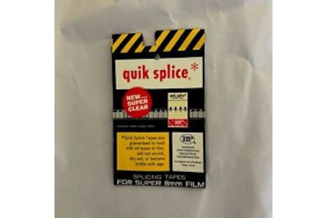 -New-Quick Splice HUDSON Photographic Ind. For Super  8mm Film Photography  1965