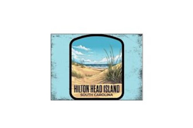 Hilton Head Island Design A Souvenir Wood Sign With Frame 5X7