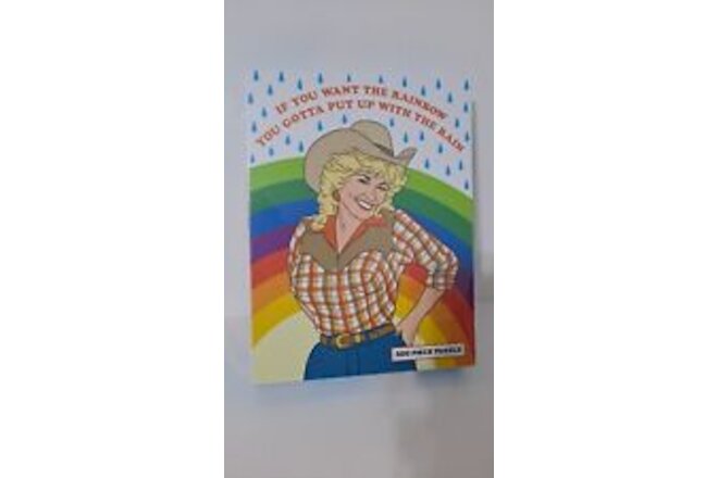 Dolly Parton Rainbow Cowgirl Puzzle 500 Piece Brand New 18X24 The Found Puz106