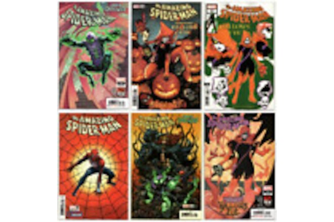 Amazing Spider-Man #14 MAIN ABCDE & 2nd Print Variant SET Lot 2022 Hallows Eve