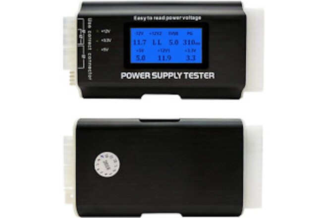 Computer PC Power Supply Tester, ATX/ITX/IDE/HDD/SATA/BYI Connectors Power Suppl
