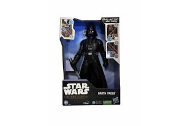 12-Inch DARTH VADER- HASBRO GALACTIC ACTION- Electronic Action Figure