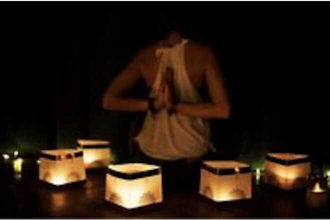DIY Chinese Lantern with Mandala - Wishing, Praying, Meditation, Parties, Yoga 