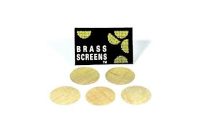 5 Piece Wallet of BRASS 3/4" Pipe Screens Filters .75" 20mm, USA SELLER!