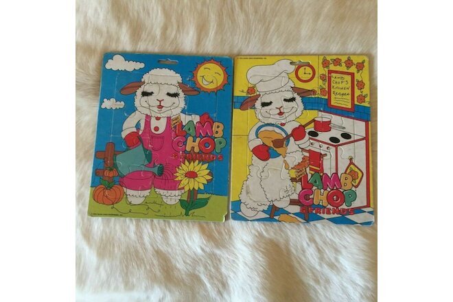 Vtg LAMB CHOP Tv Show Shari Lewis Puzzle 1993 90s Vtg BBC Tv Show Vtg Sheep