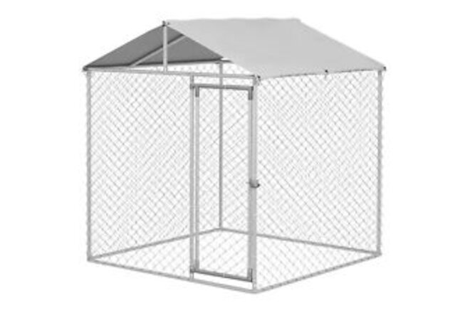 6.6' x 6.6' x 7.8' Dog Kennel Outdoor for Small Medium Dogs with Waterproof Roof