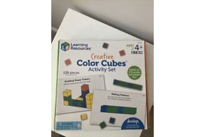 Learning Resources Creative Color Cubes Actvity Set 133 Pieces