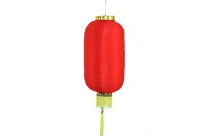 Long Shaped Red Cloth Chinese Lantern