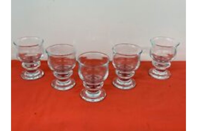 HOLMEGAARD GLASS (DENMARK)  --  LIQUOR COCKTAIL GLASS  --  TIVOLI COPENHAGEN (5)