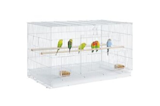 30-inch Stackable Flight Bird Cages for Parakeets Cockatiels Conures Finches ...