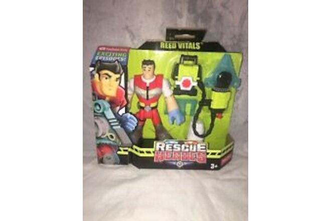 Fisher Price Rescue Heroes Reed Vitals Medical Cadet Action Figure Accessories