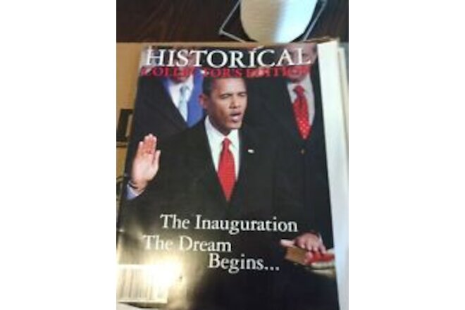 Barack Obama Inauguration The Dream Begins SC Book Historical
