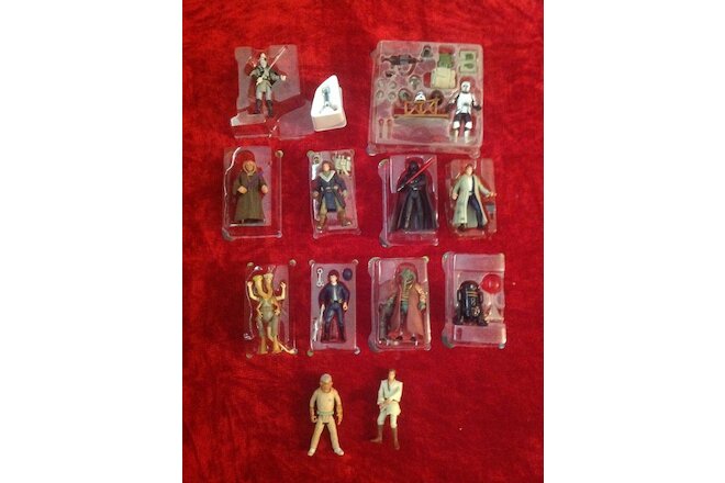 Star Wars Loose Lot of 12 6” Action Figures - Most with Weapons and Accessories