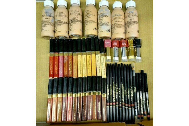 50 Pcs. Assorted Foundation Lipstick Lip Gloss Lip Pencils Testers Free Shipping
