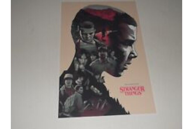 Stranger Things Season One 1 Alternate Poster Promo 19"x13" Eleven