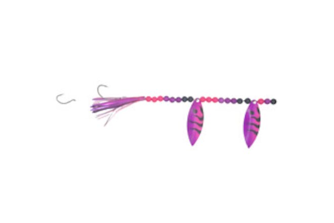 Pink Purple Tiger Walleye Teaser Spinner Lure for Fishing and Targets WALLEYE