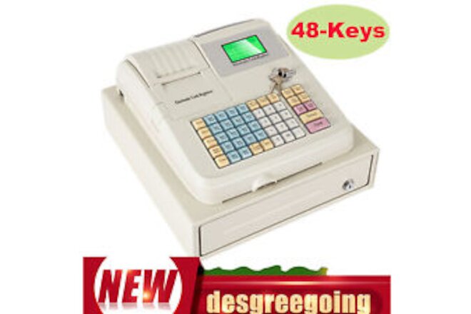 Commercial Electronic Cash Register POS 8 Digital LED Display Cash Register NEW