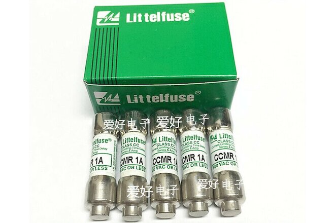 10pcs Littelfuse CCMR-1 CCMR 1A 600V Time Delay Fuse New in box free ship